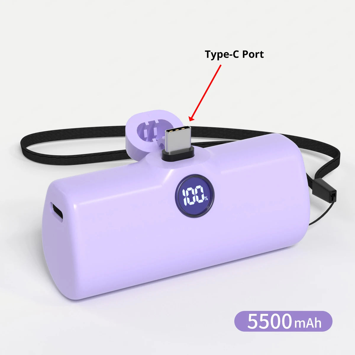 Mini Power Bank portátil 5500mah