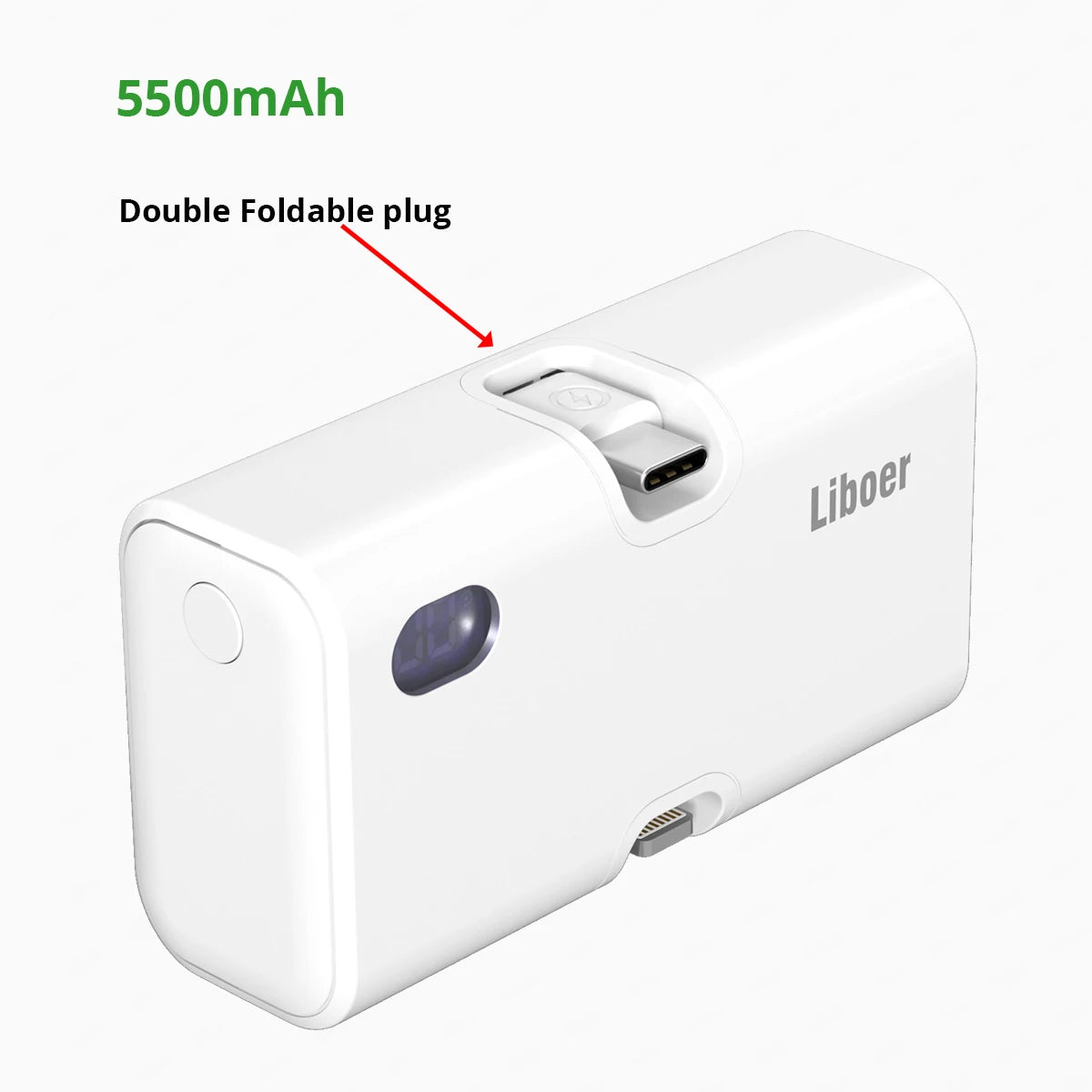 Mini Power Bank portátil 5500mah