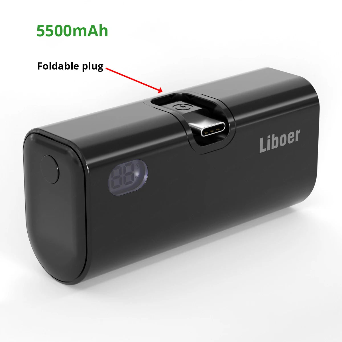 Mini Power Bank portátil 5500mah