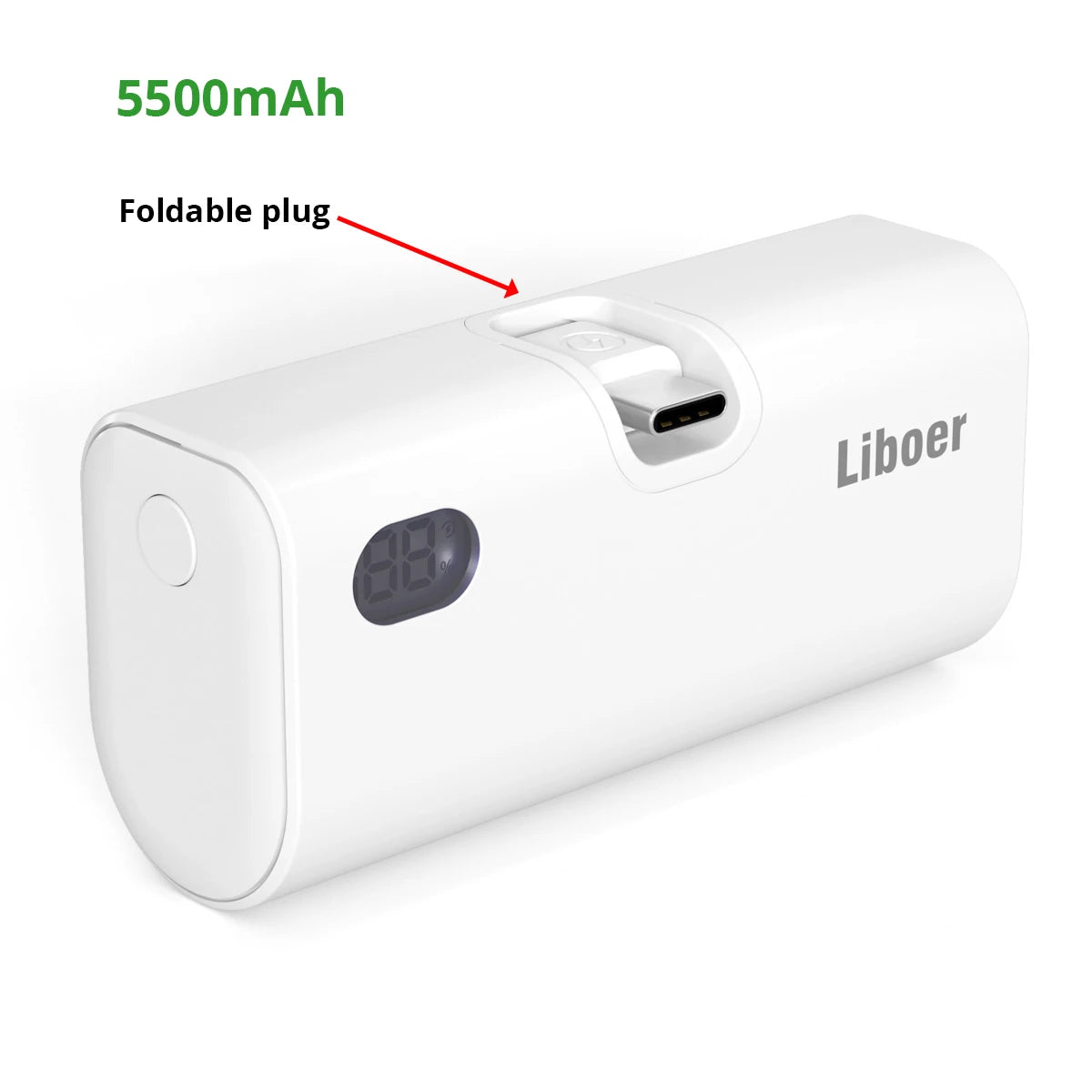 Mini Power Bank portátil 5500mah